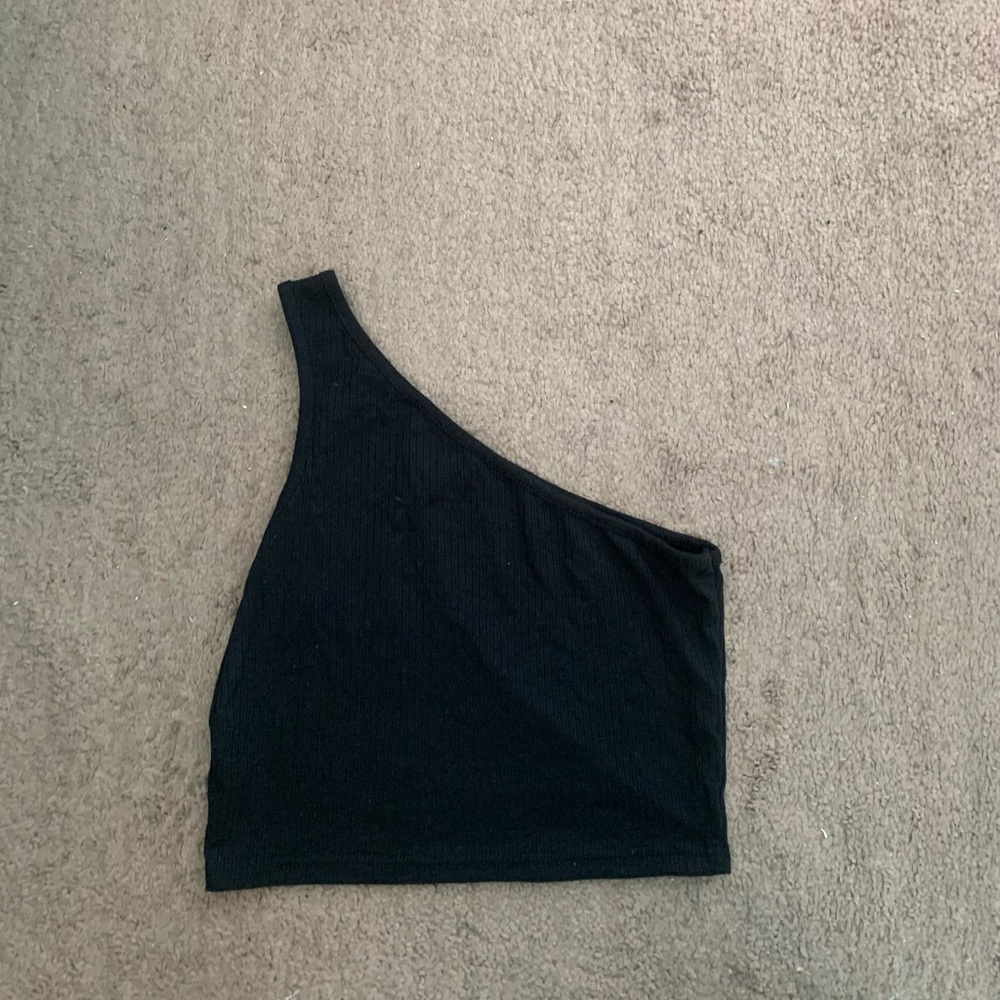 Shein black crop top Sz small